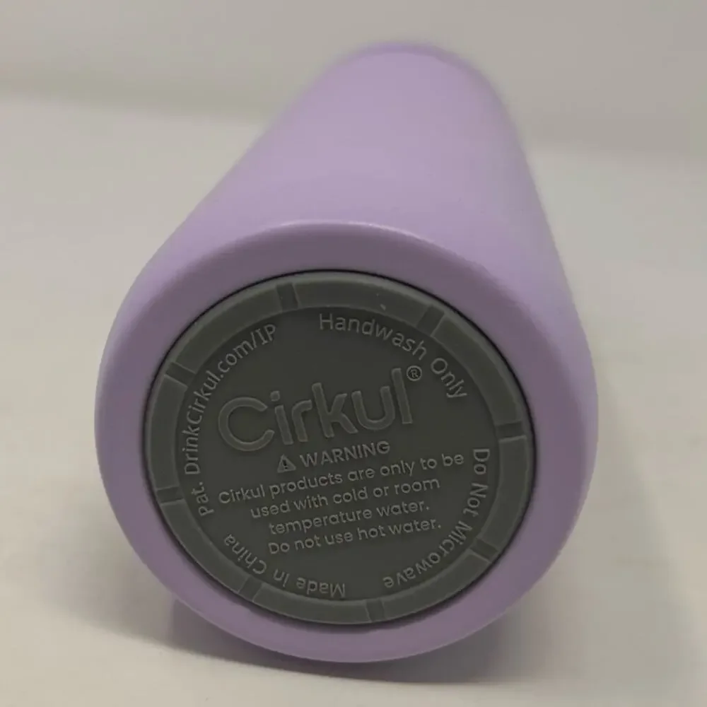 Cirkul Lilac Color 26 oz. Straw Sip Flip‎ Bottle